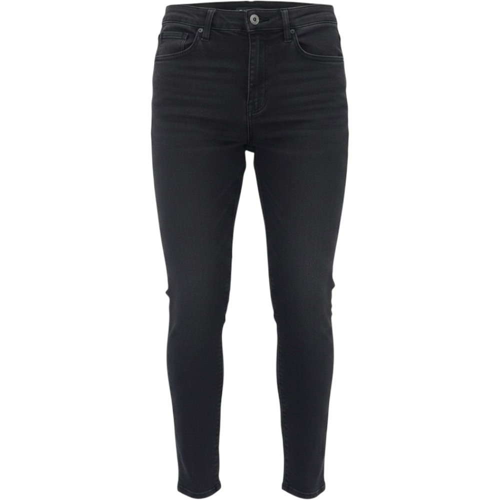 Kendall‎ + Kylie The Kontour Highrise Jeans Womens 11/30 Black Coated Skinny Fit